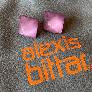 Alexis Bittar Purple Stud Earrings